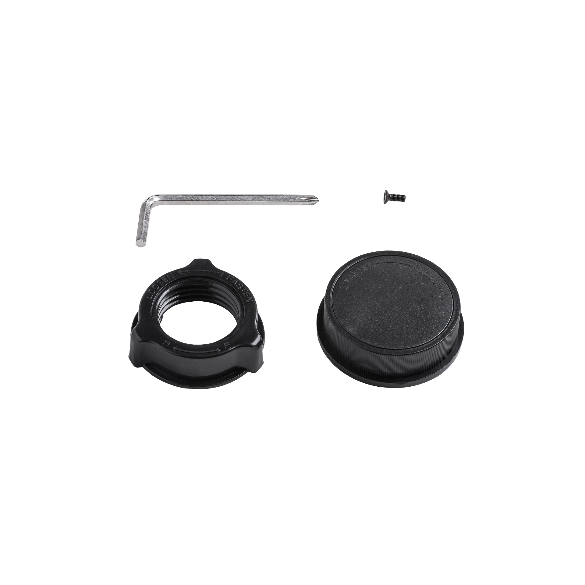 Whisper Flex Viti di bloccaggio nere (Smart)