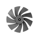 Pala Ventilatore Whisper Essence Grigio