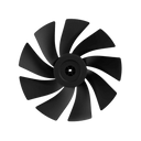 Lüfterblatt Whisper Flex 2 (Smart) Schwarz