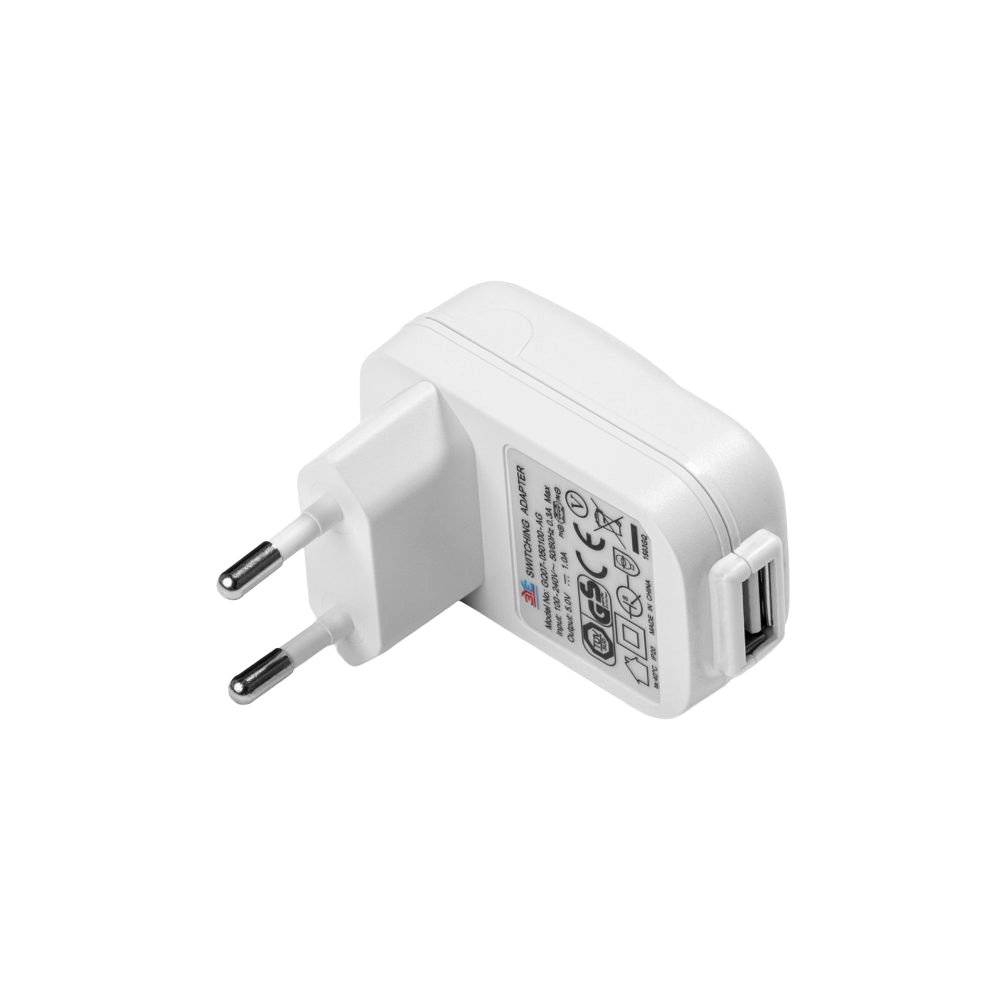 Sphere Adattatore di alimentazione USB bianco