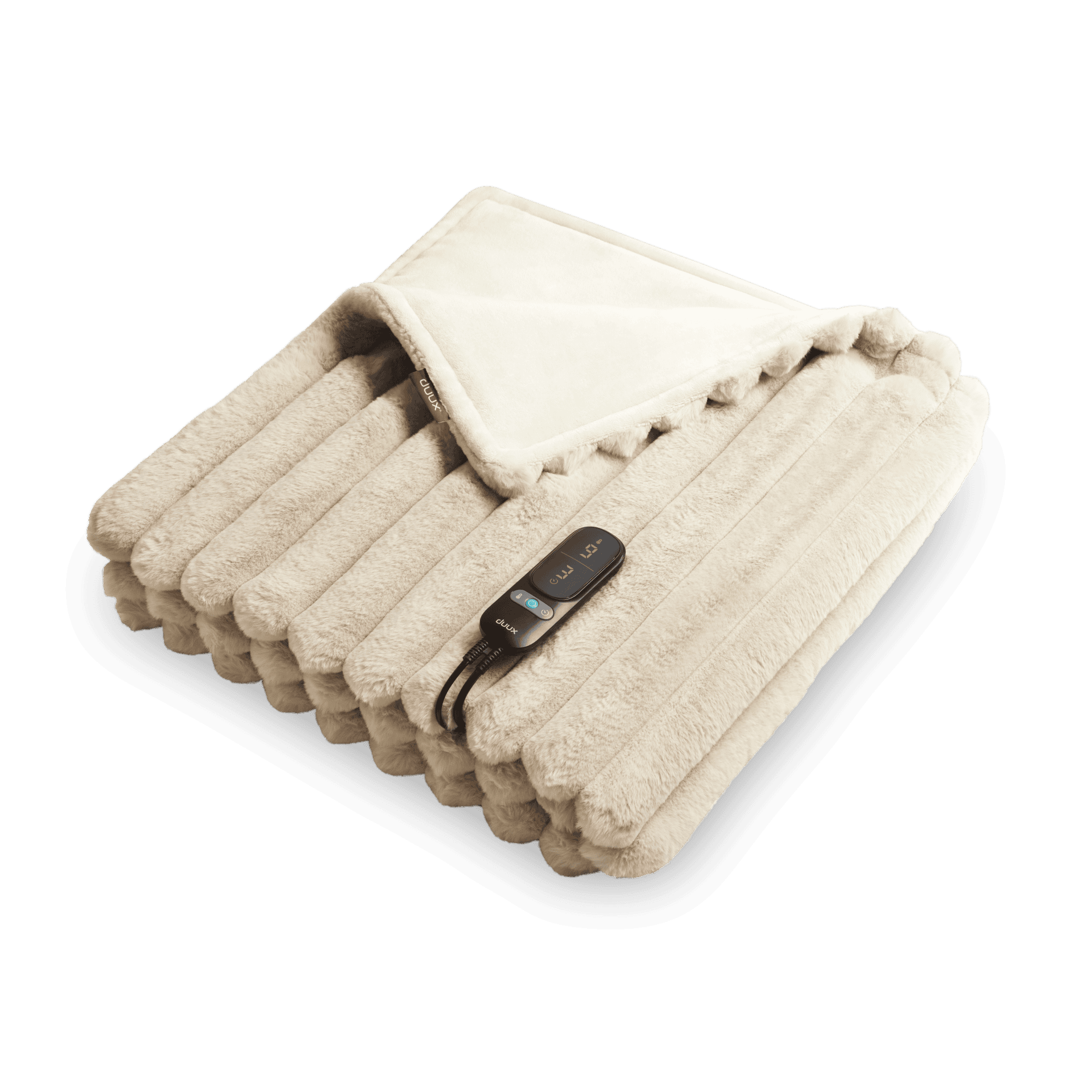 yentl heated overblanket striped beige