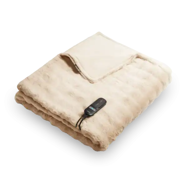 yentl heated overblanket bubble beige