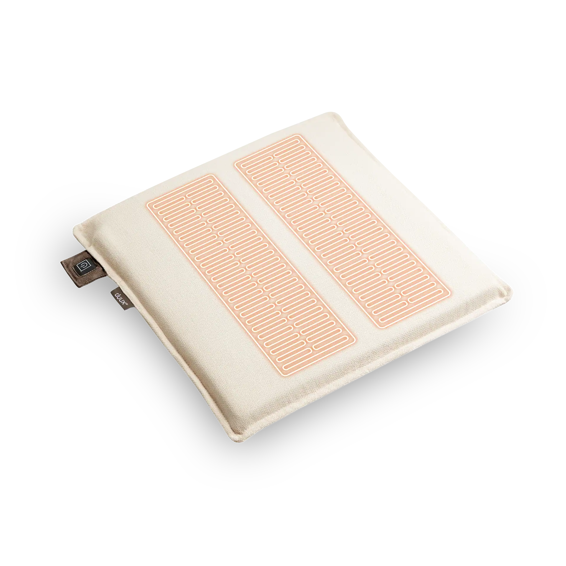 mellow heated seat cushion 40 x 40 beige