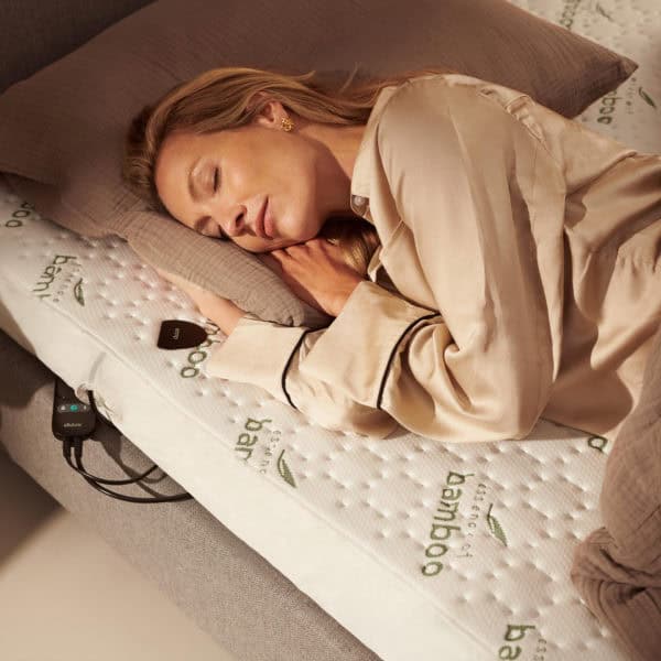 snooze heated underblanket bamboo 155 x 200