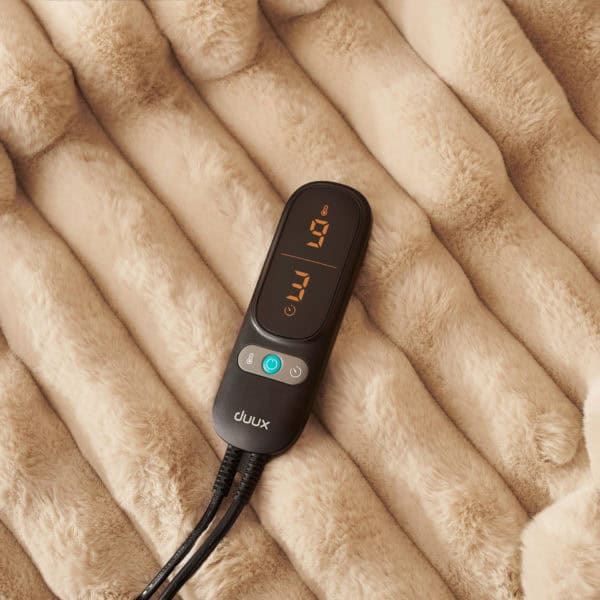 yentl heated overblanket striped beige