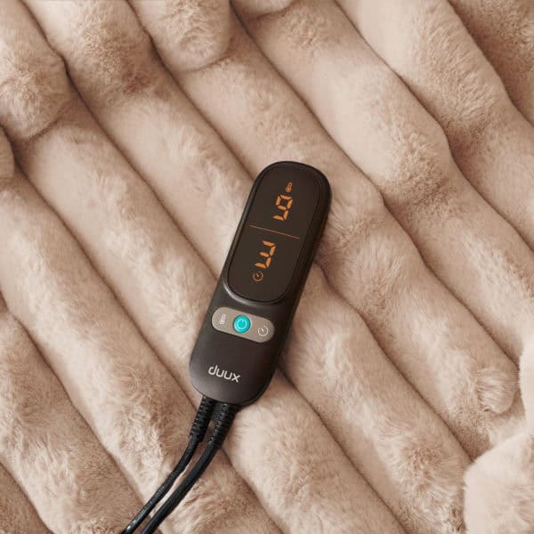 yentl heated overblanket striped gray