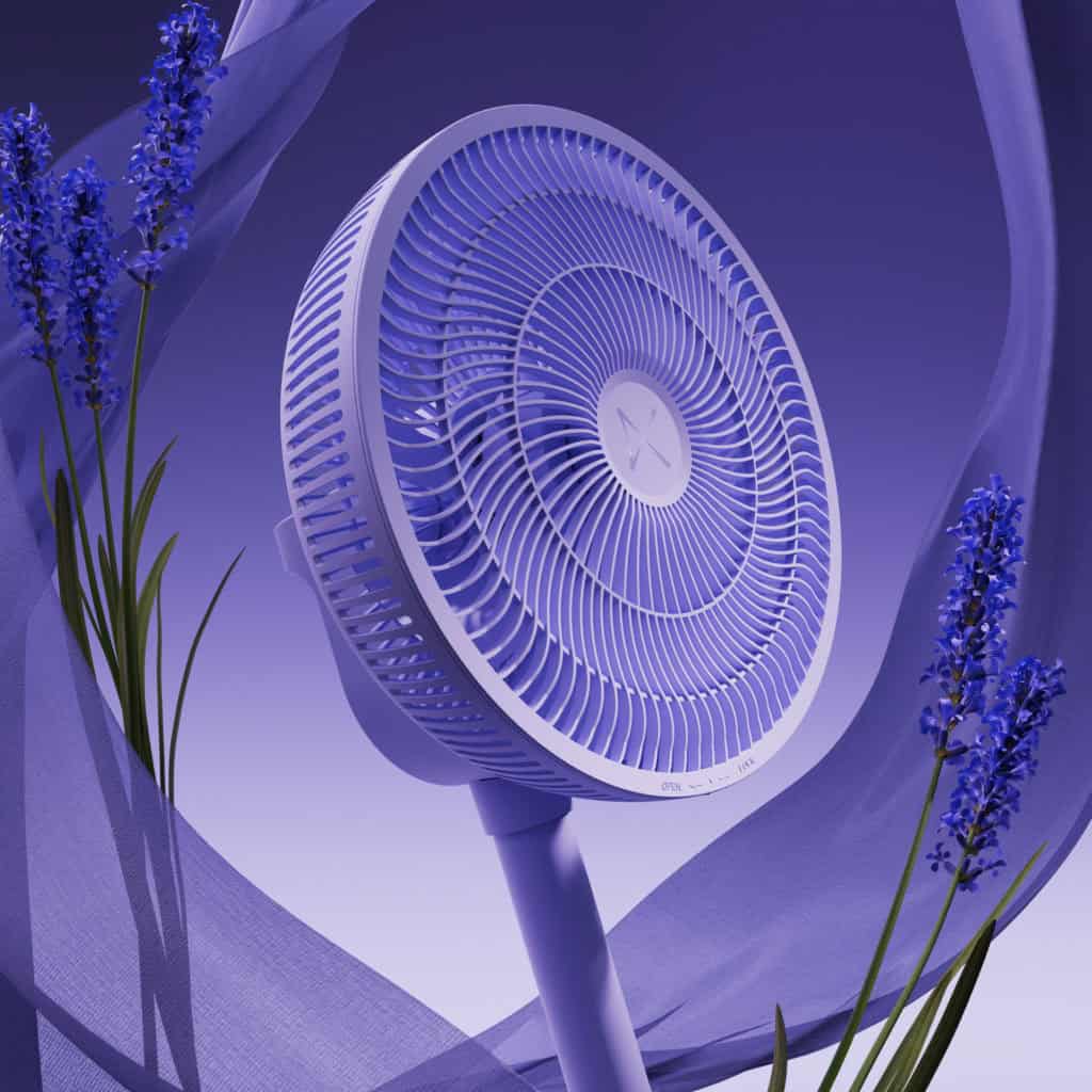 duux whisper lavender close